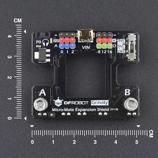 Micro:bit Mate - A Mini Expansion Board for micro:bit (Gravity Compatible)
