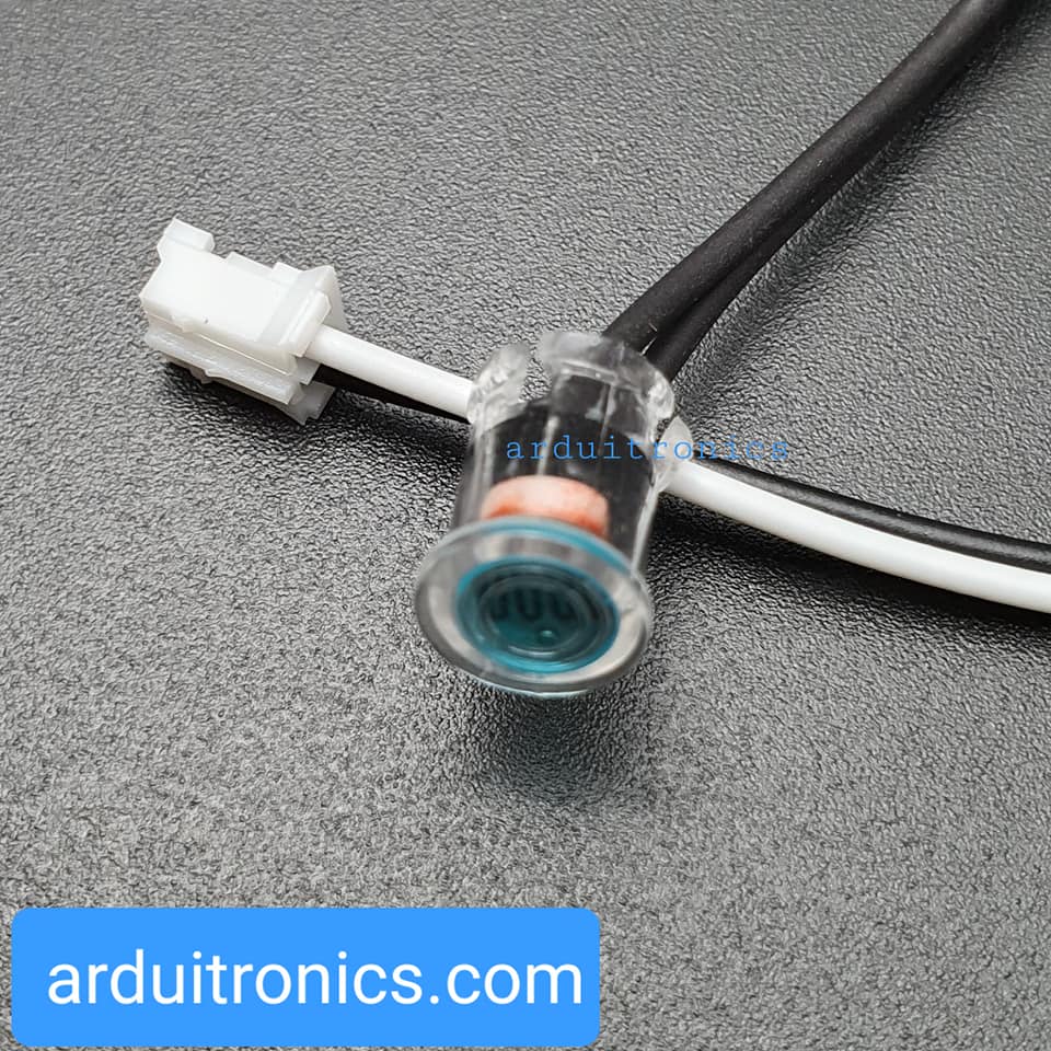 5516 Light Dependent Resistor (LDR) - Photoresistor 5 - 10kOhm พร้อมสายไฟและฝาครอบใสพร้อมใช้