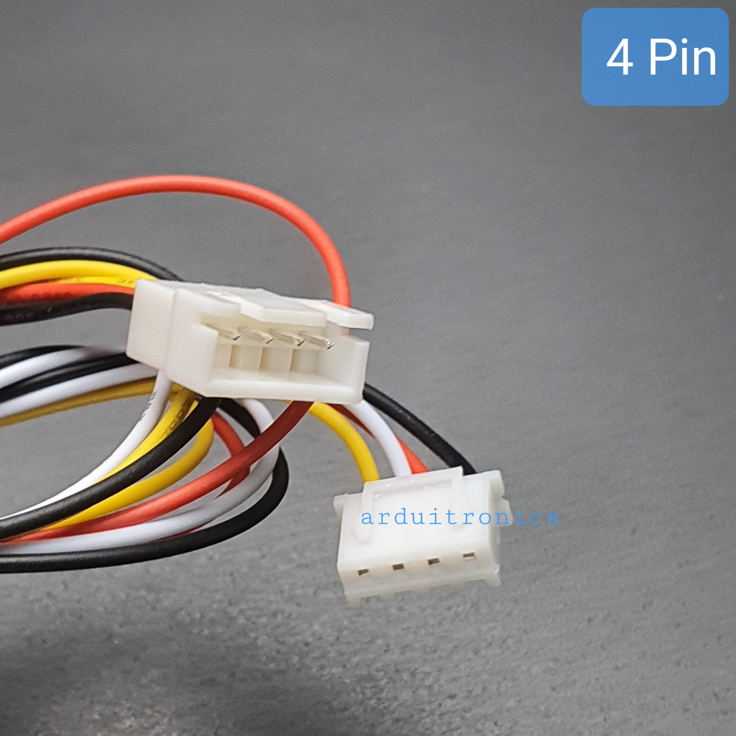 สายไฟ xh2.54mm 4-Pin Female + Male Head ยาว 20cm (2 เส้นคู่ หัวตัวผู้และหัวตัวเมีย)