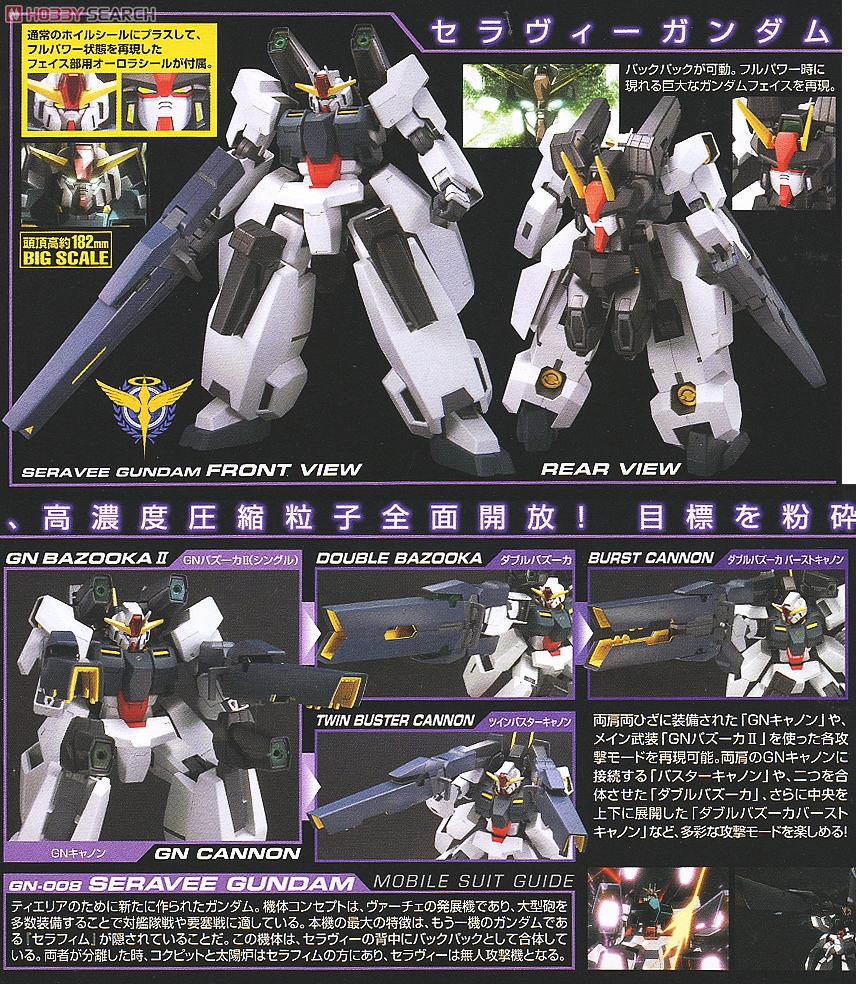 1/100 GN-008 Seravee Gundam