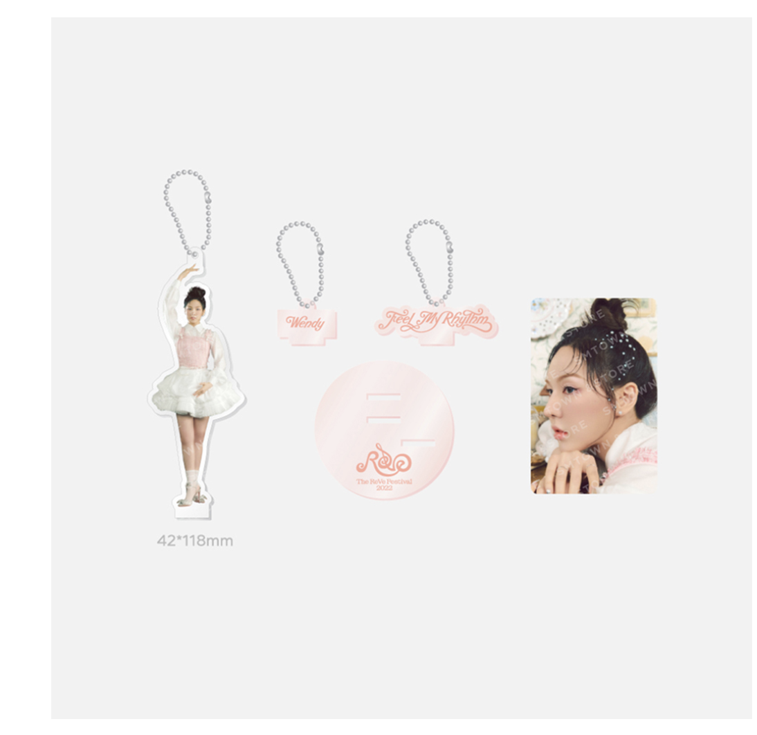Red Velvet - The ReVe Festival 2022 - Feel My Rhythm' MD Collection -ACRYLIC STAND KEY RING - wendy