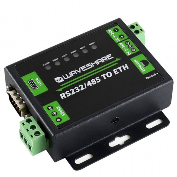 Industrial RS232/RS485 to Ethernet Converter (ของแท้จาก Waveshare)
