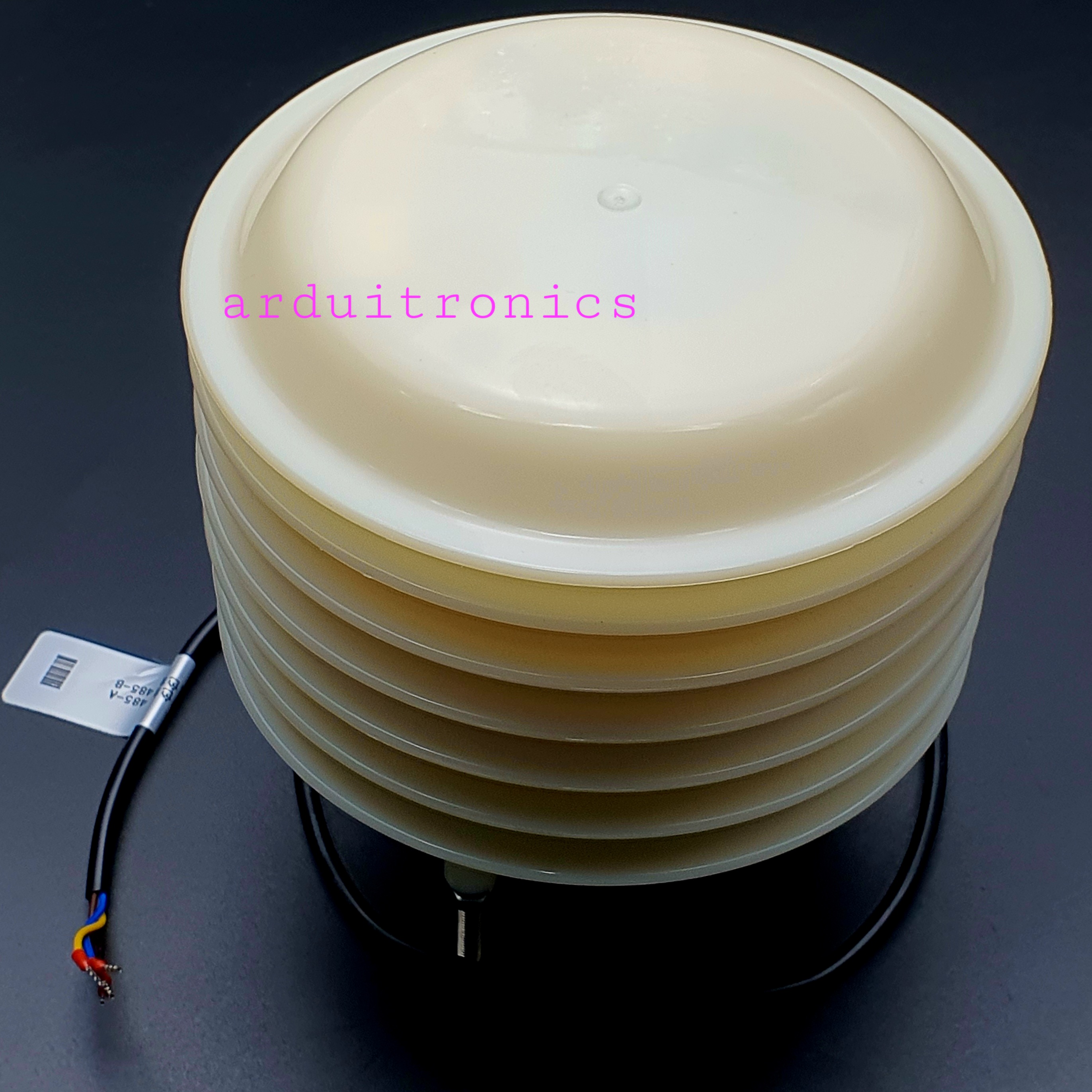 Weather Station Shutter with PM2.5 + PM10 + Temperature and Humidity Sensor (โครงแบบเกร็ดระบายลม 8 แผ่น)