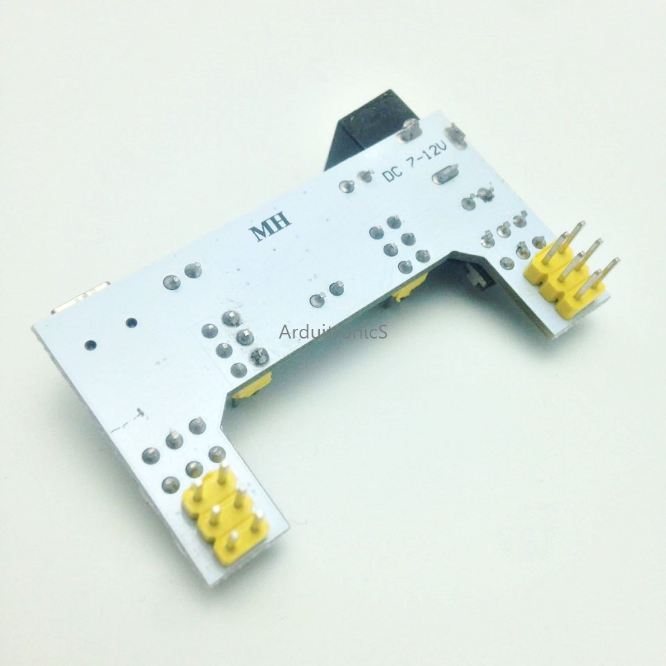 Breadboard Dedicated Power Module 2-Way 5V / 3.3V White PCB