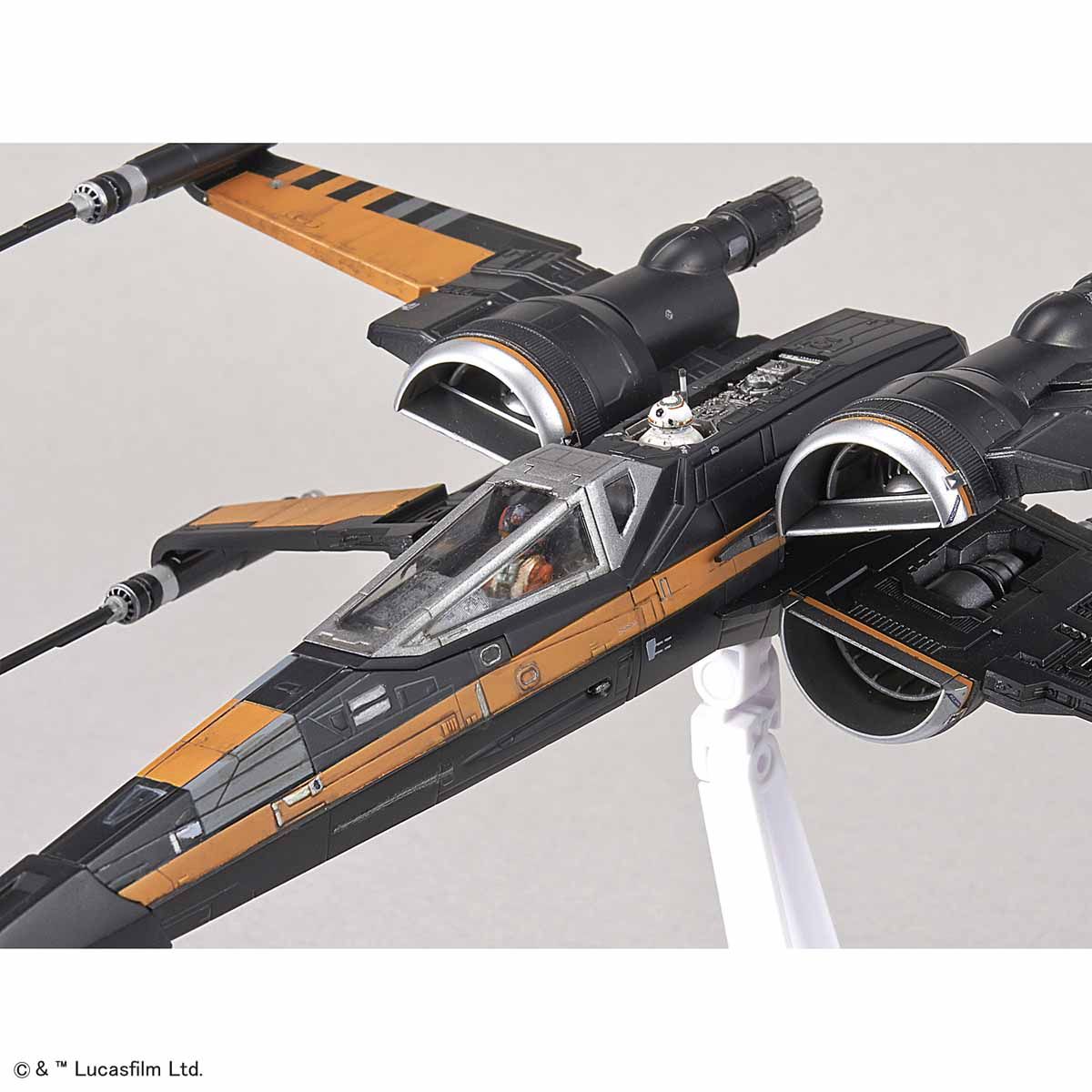 1/72 Poe's Boosted X-Wing Fighter (Star Wars : The Last Jedi)