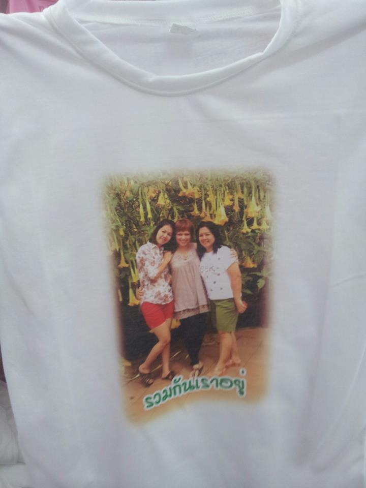 เสื้อยืดผ้า TK พิมพ์ลาย สวยมาก ติดทนนาน ไม่หยุดลอก