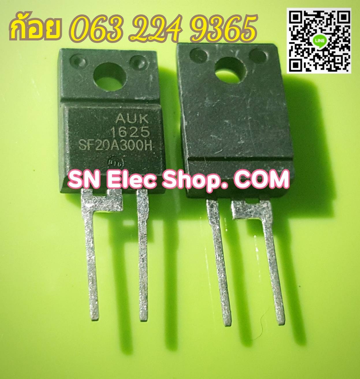 Diode : SF20A300H 300V, 20A ULTRAFAST DUAL RECTIFIERS