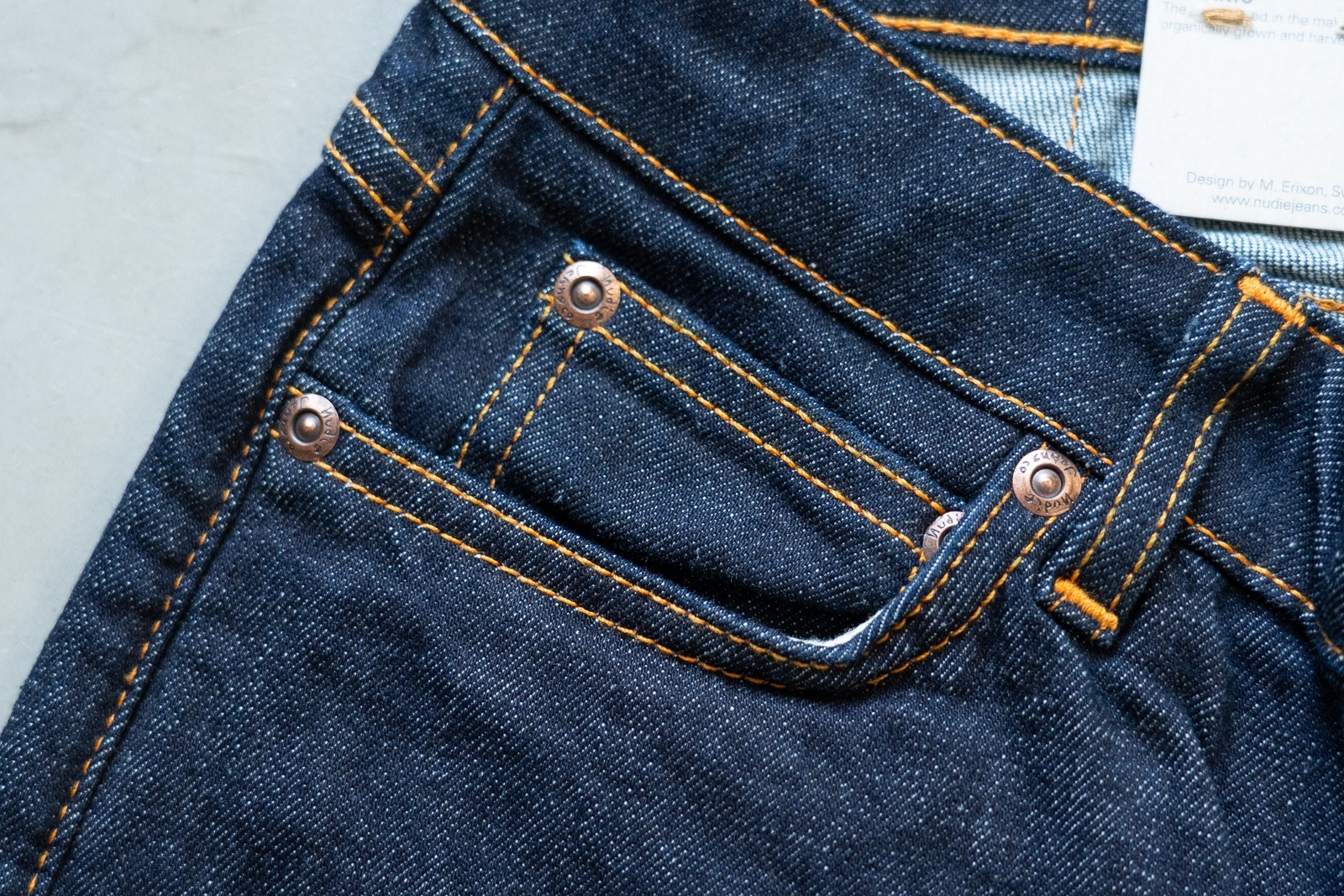 Skinny Lin Rinsed Twill Blue [RARE] ยีนส์ผ้าดิบแช่น้ำ