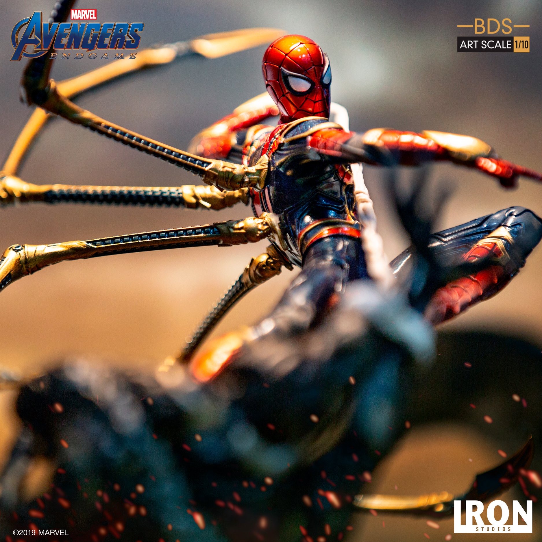 Iron Spider vs Outrider: Avengers Endgame BDS 1/10Scale