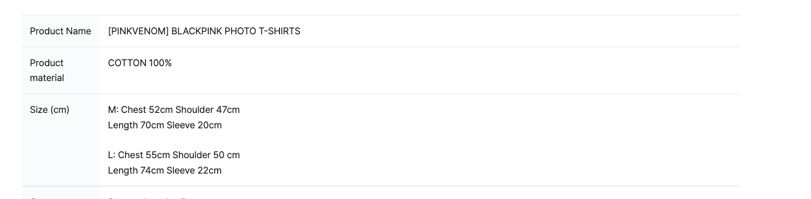 BLACKPINK -Pink Venom] Official Merch -Photo T-shirts ระบุแบบ และ สี ที่ต้องการ