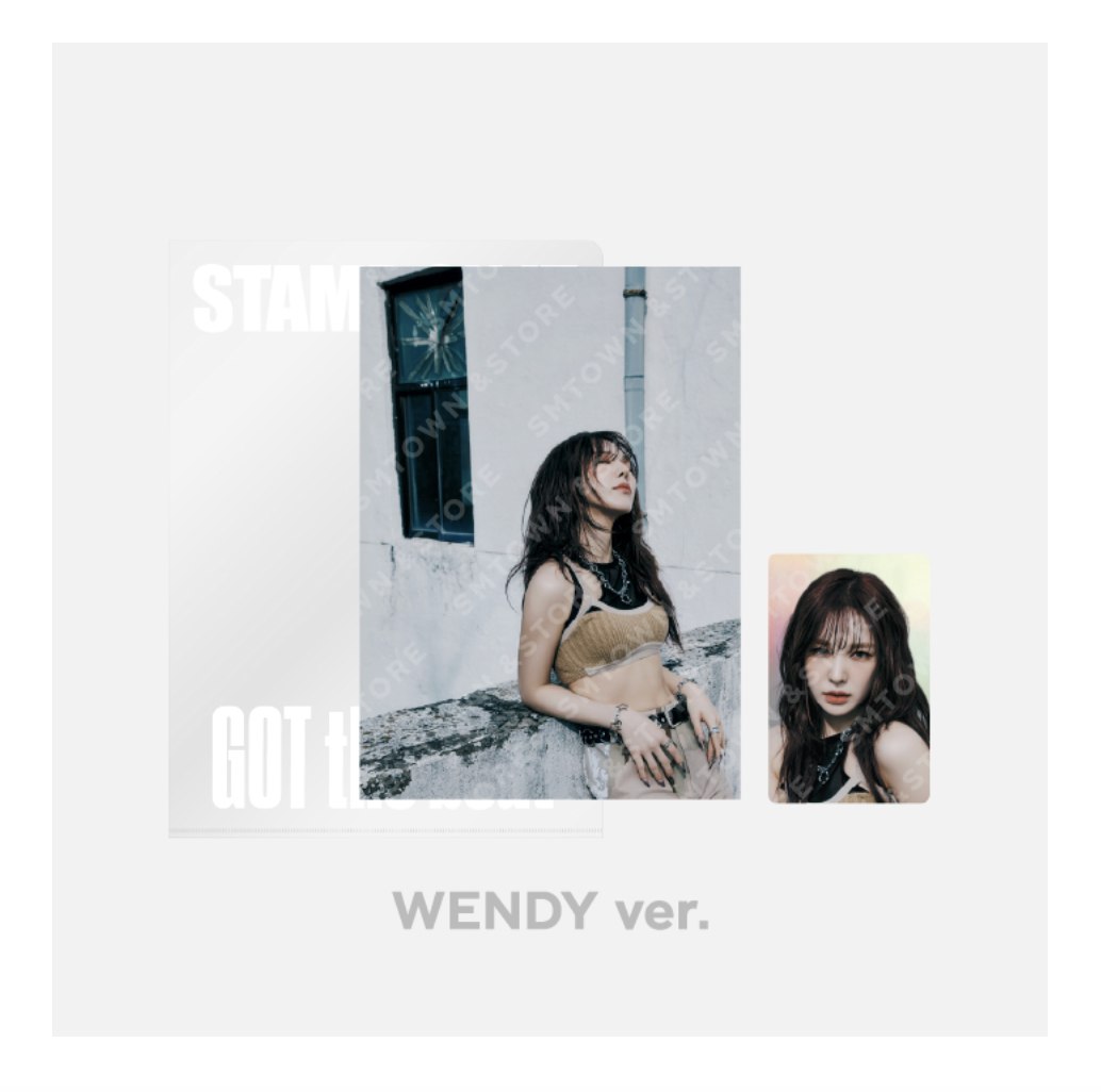 GOT the beat -GOT the beat The 1st mini Album - 'Stamp On It' MD Collection] - ของสะสม POSTCARD + HOLOGRAM PHOTO CARD SET - Wendy