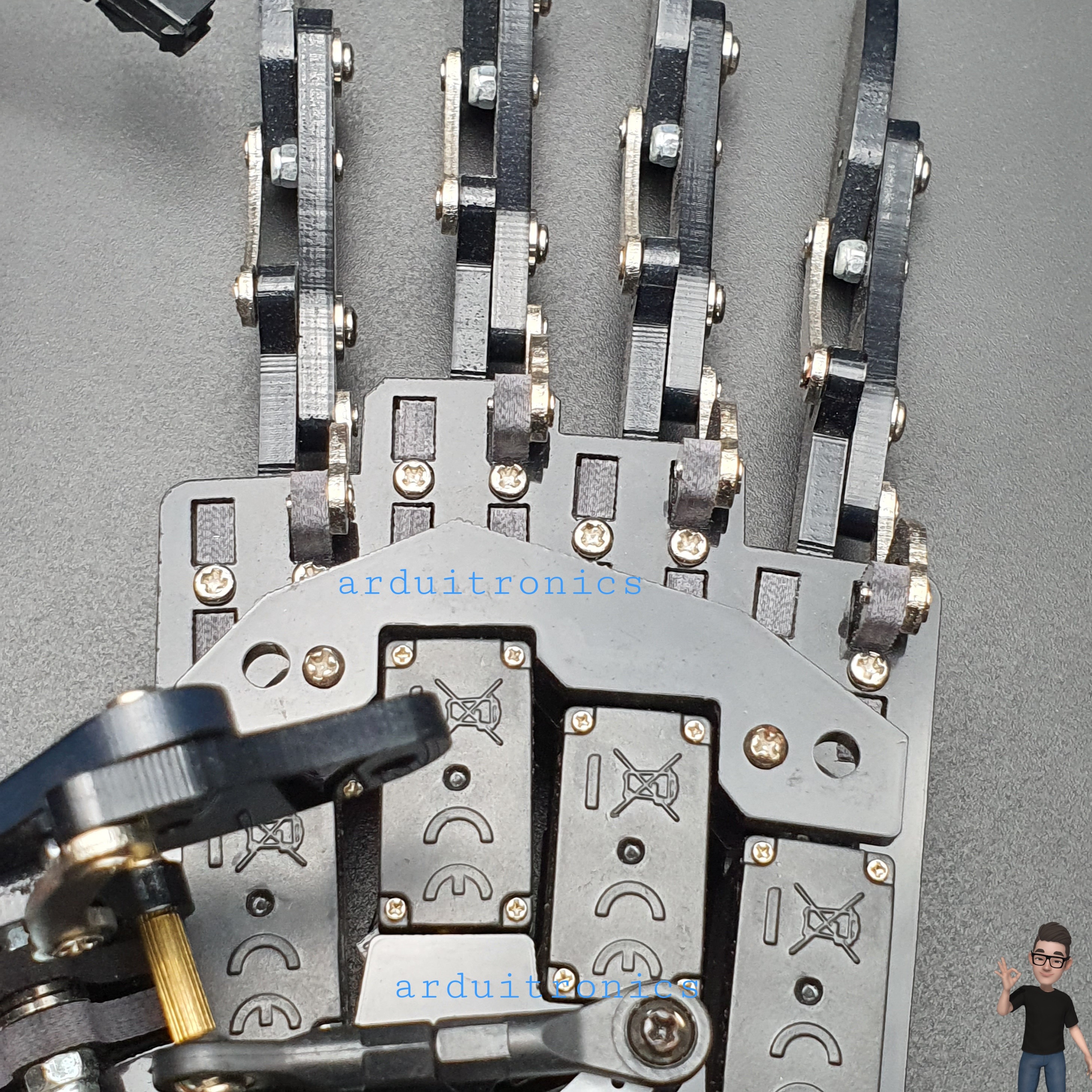 Robot Hand (Left) Kit ประกอบให้แล้วพร้อมใช้