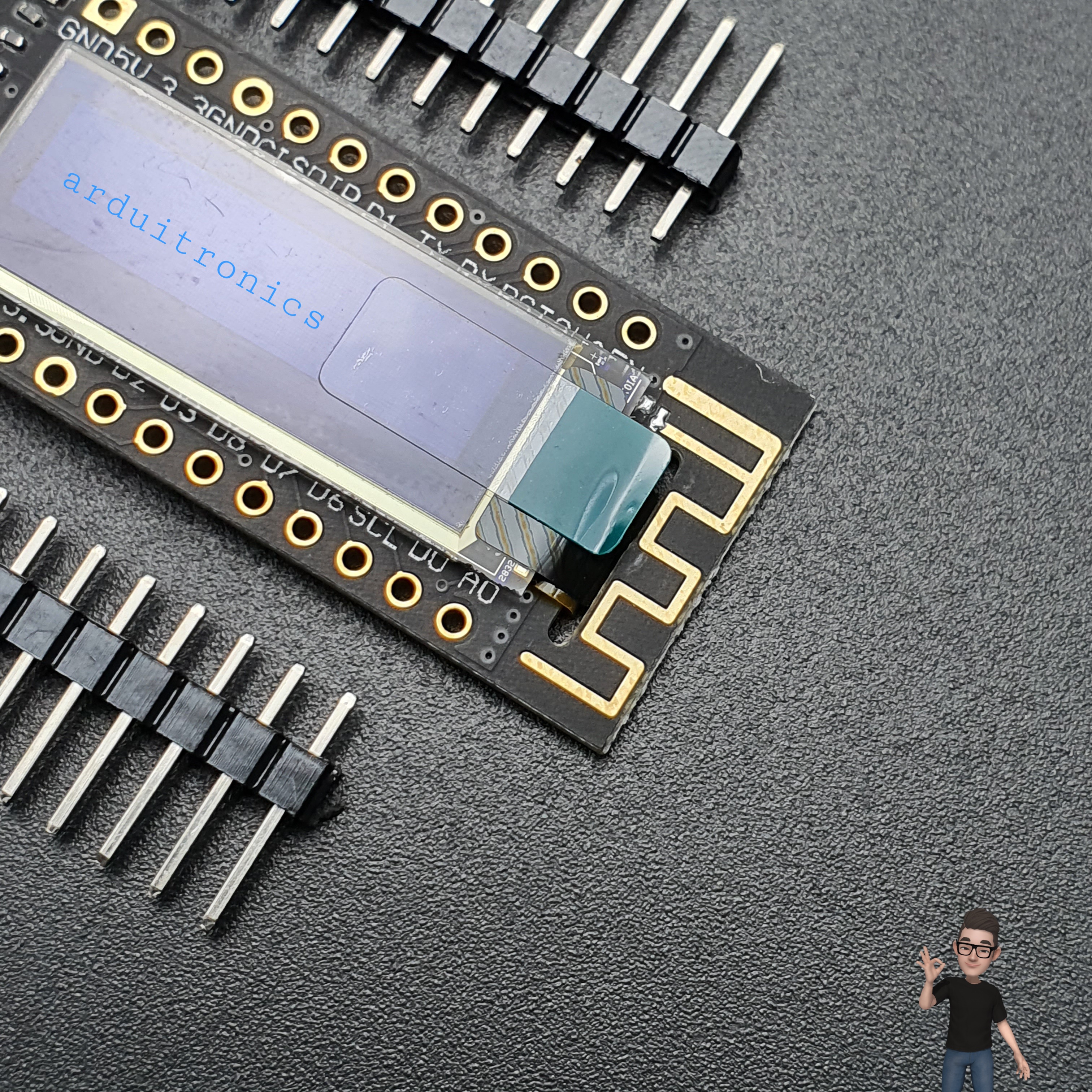 โมดูล TTGO ESP8266 OLED NodeMCU พร้อมจอ OLED ขนาด 0.91 นิ้ว