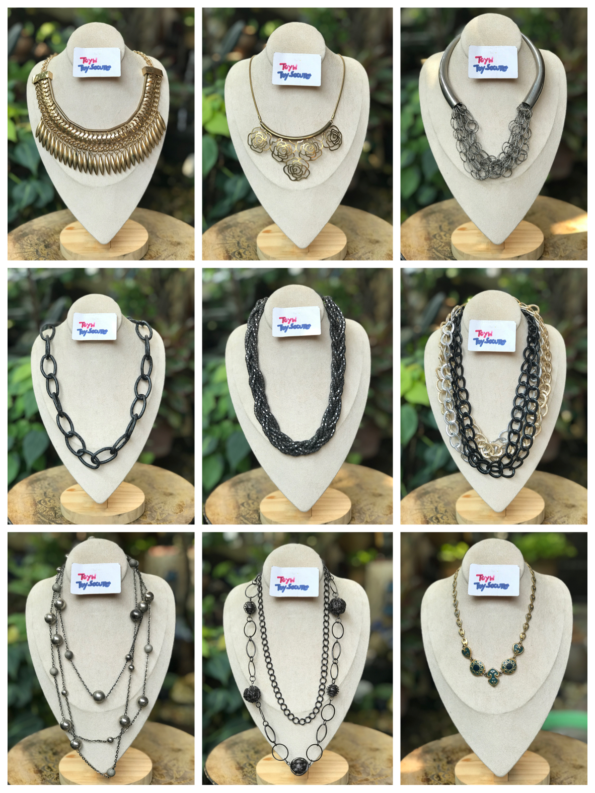 เริ่มต้น 59 บาท ส่งต่อ มือสอง สร้อยคอ เครื่องประดับ ของใช้แฟชั่น คละแบบคละลาย
