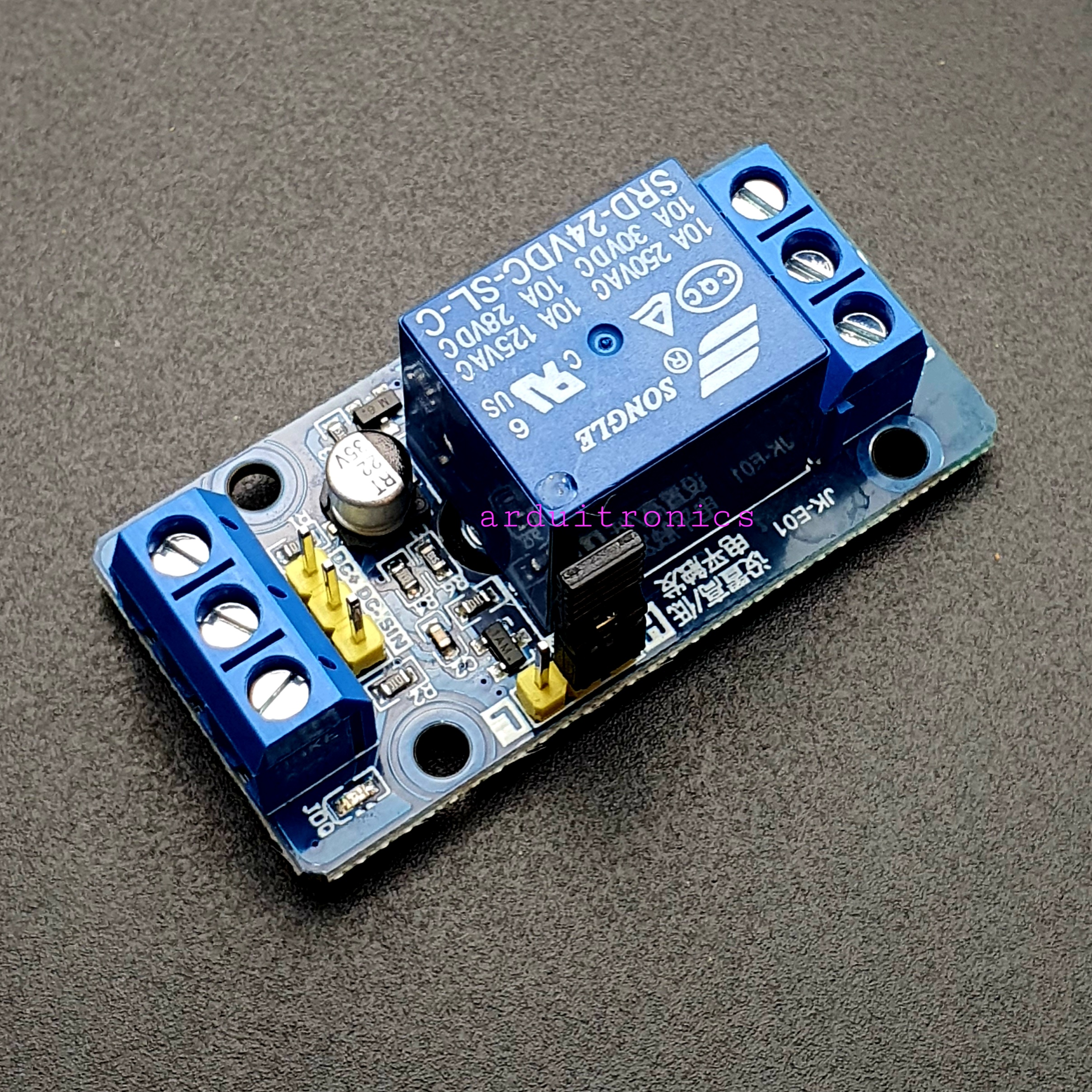 1 Channel Relay Module 24V (High/Low Level Trigger)