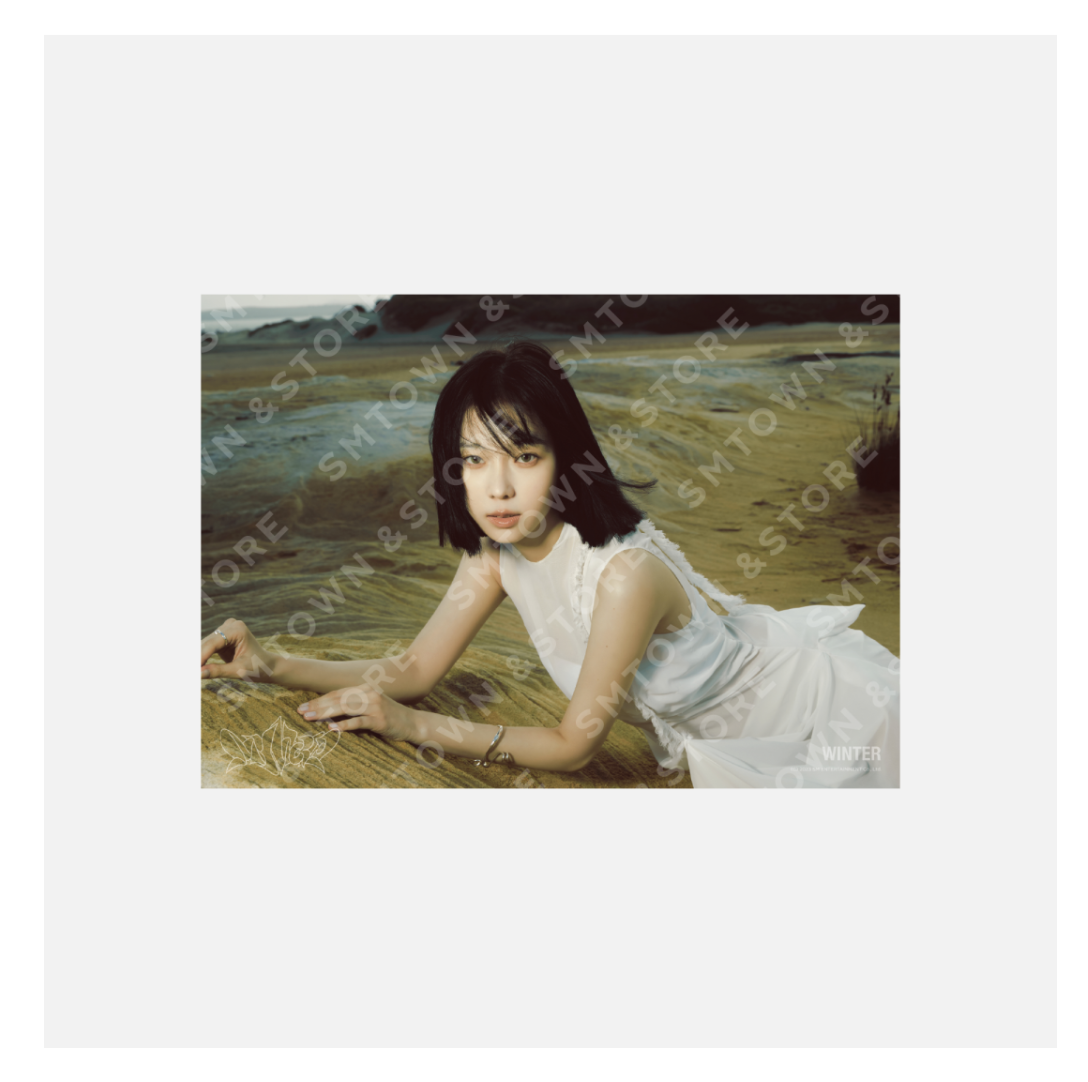 aespa - aespa The 3rd mini Album - 'MY WORLD' OFFICIAL MD - ของะสะสม - A4 PHOTO - Winter