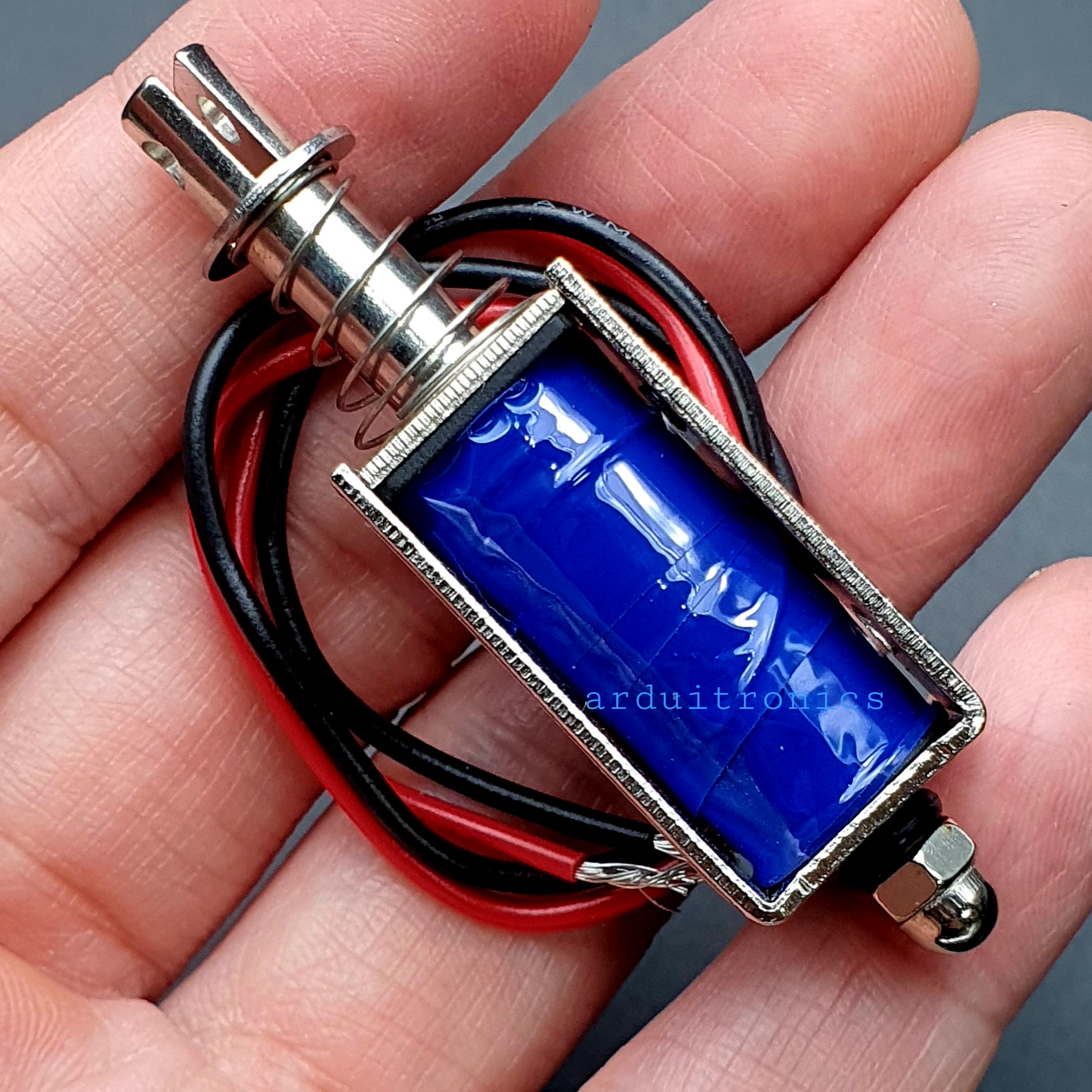 กลอนไฟฟ้า กลอนลิ้นชักไฟฟ้า Push-Pull Frame Type DC Electromagnet รุ่น JF-0530B 6V