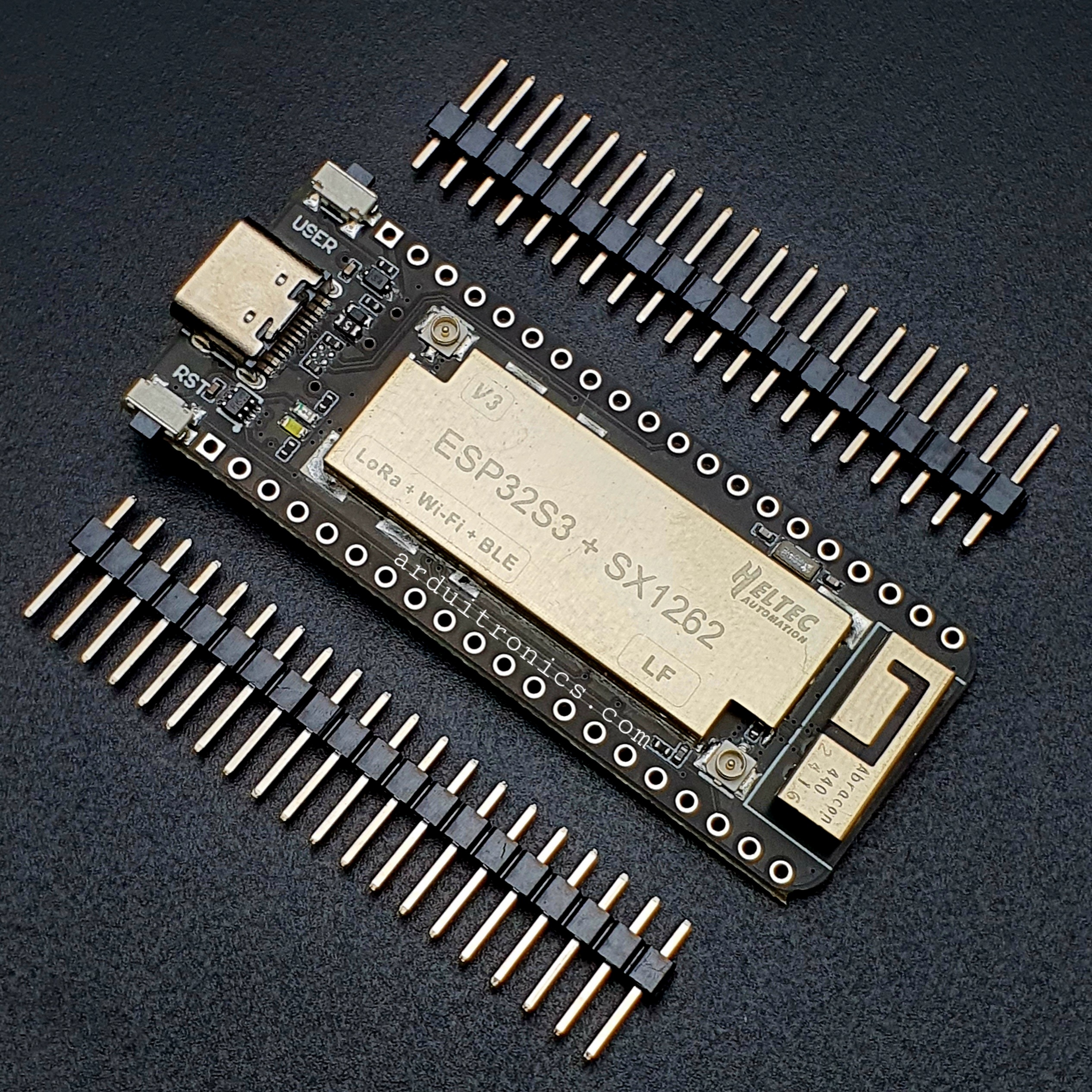 [Upgraded Version] LoRa 433-510MHz V3 SX1262 LoraWAN For Arduino + WiFi ESP32 ESP32S3FN8 + BLE - พร้อมสายอากาศ