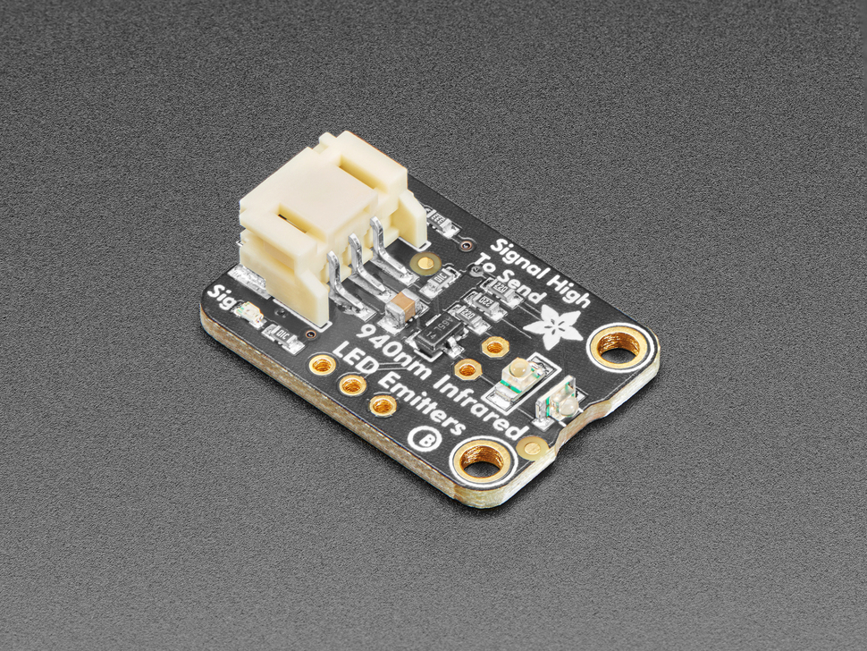 Adafruit High Power Infrared IR LED Emitter - STEMMA JST PH 2mm (แท้ Adafruit, USA)