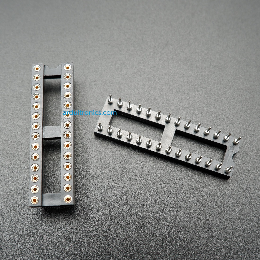 ซ็อกเก็ต Socket 28 Pin DIP-28 IC Socket Adapter แบบขากลม อย่างดี