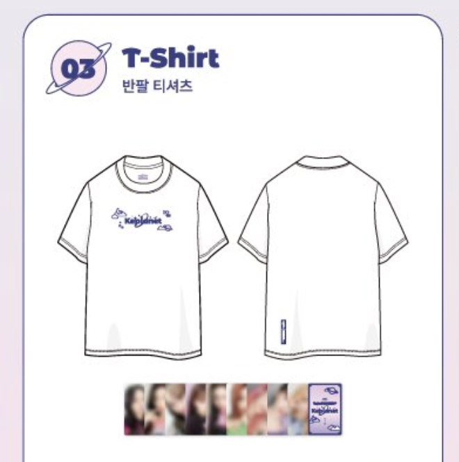 Kep1er - 2022 Kep1er FAN MEETING ＜Kep1anet＞OFFICIAL MD - T-shirt