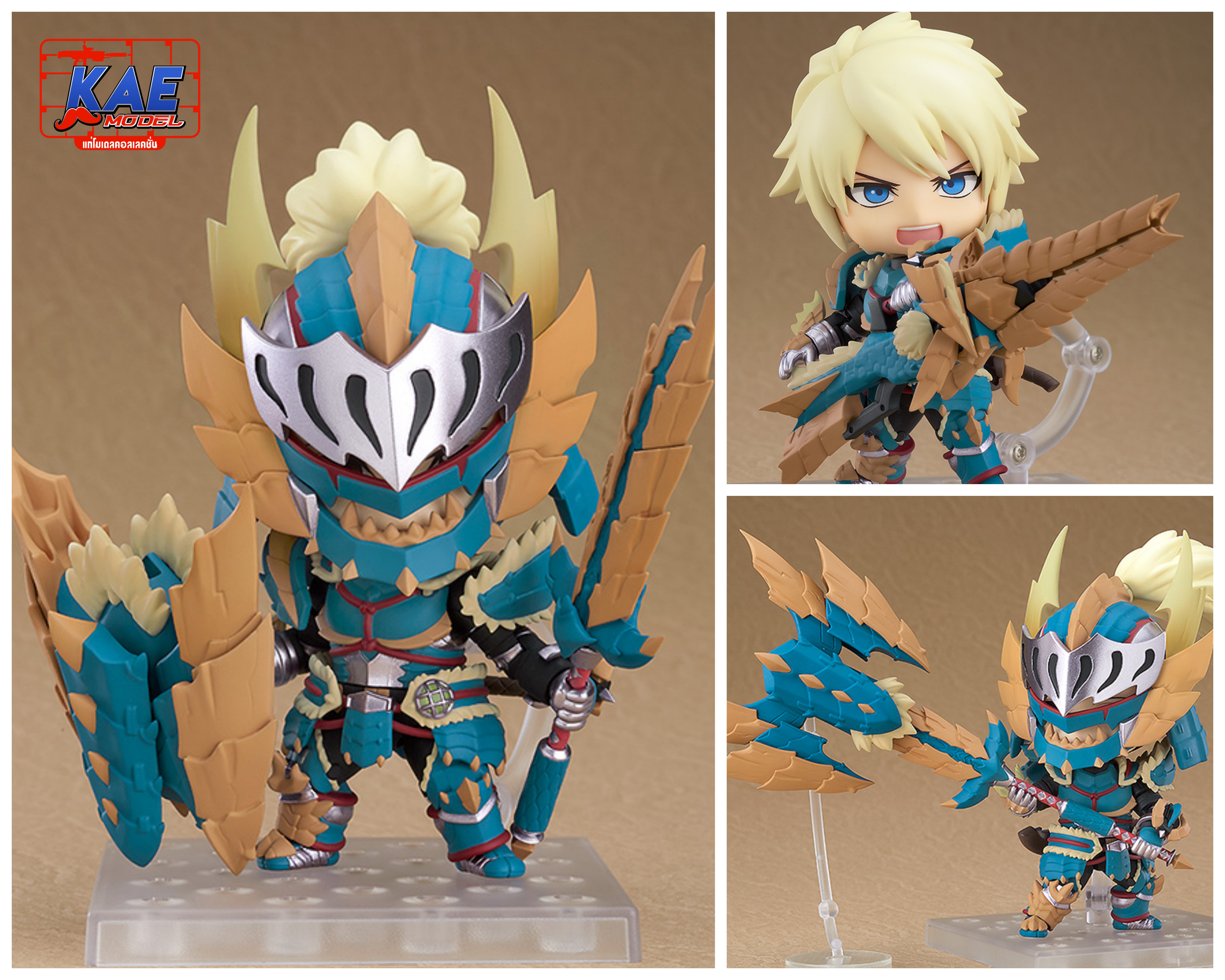 [1421-DX] Nendoroid Hunter: Male Zinogre Alpha Armor Ver. DX