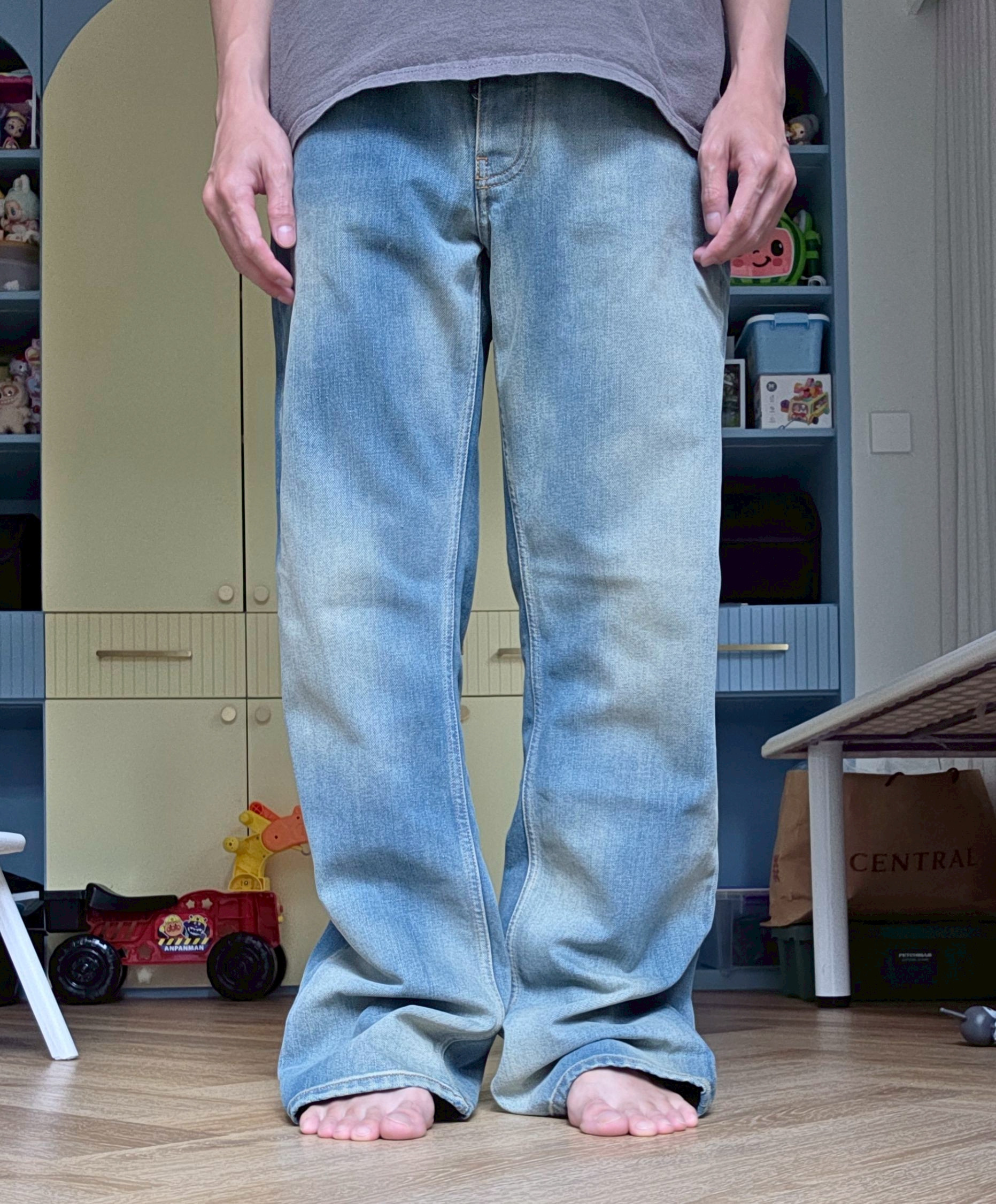 [DEFECT] Off-White Diag Raw Patch 90s Skate J – Dirty Blue [MADE IN ITALY]