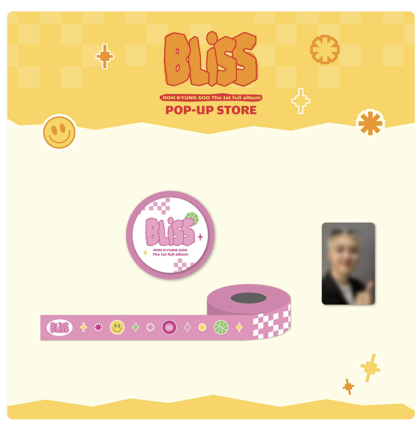 EXO - D.O. -DOH KYUNG SOO - POP-UP [BLISS] MD -MASKING TAPE