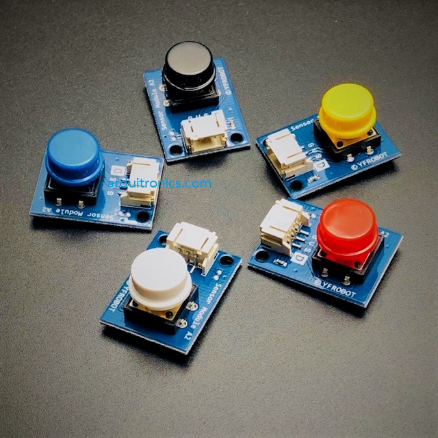 5 Color Button Modules (คละสี) พร้อมสายไฟ