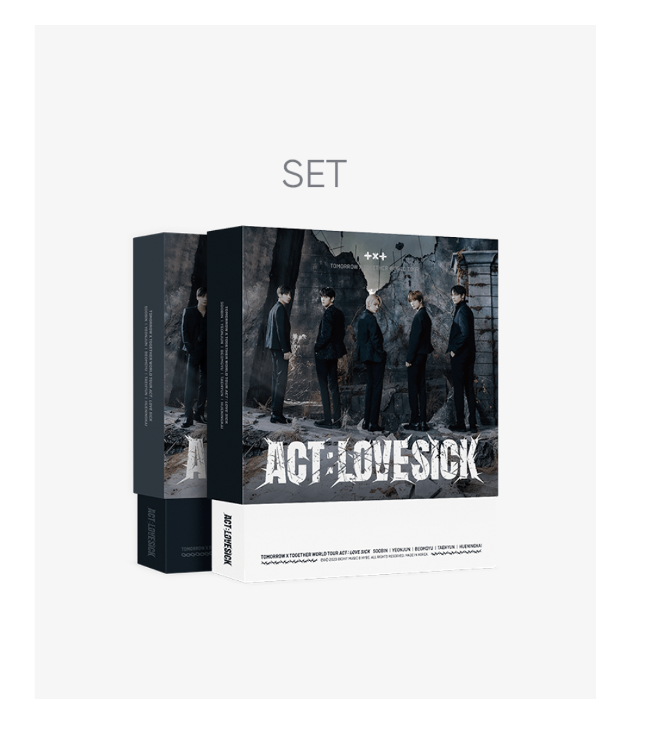 TXT(TOMORROW X TOGETHER) - <ACT : LOVE SICK> IN SEOUL DIGITAL CODE + DVD SET - ส่ง เรือ