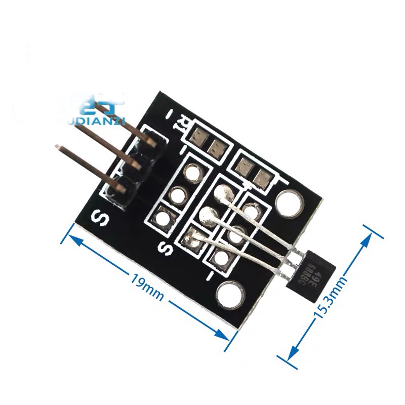 Hall Sensor Hall Magnetic Field Sensor 49E Module KY-035