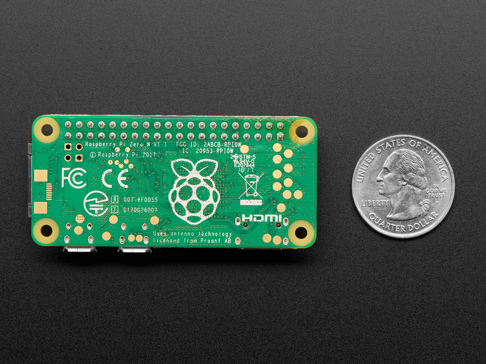 Raspberry Pi Zero WH (Pi Zero W แบบ บัคกรี pin header แล้ว)
