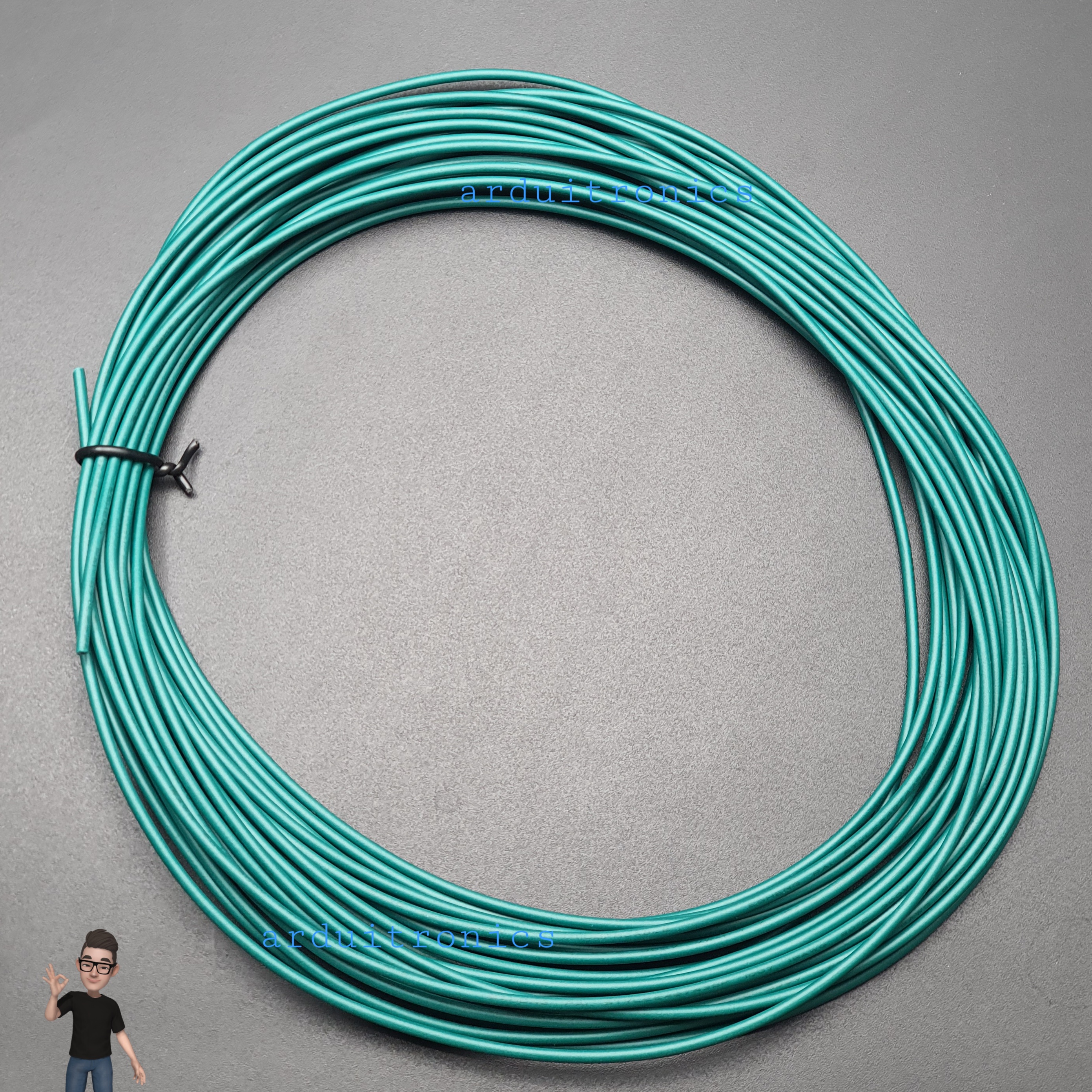 [ชุด 8 สี] สายไฟอ่อนใส้เต็ม 18AWG UL1007 ยาว 10 เมตร (แดง ดำ เหลือง น้ำเงิน เขียว ขาว ส้ม เหลือง-เขียว)