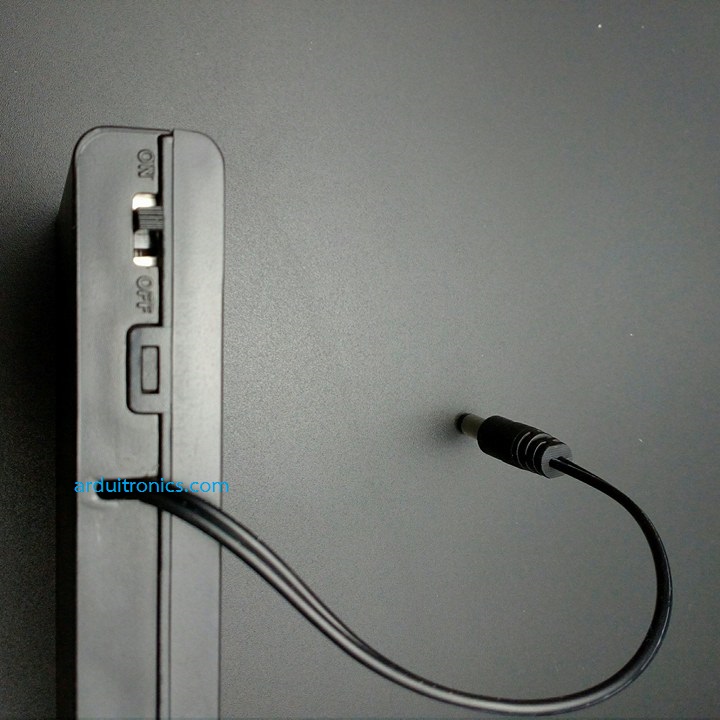 Battery Box รางถ่าน 8 ก้อน AA 12V (ก้อนละ 1.5V) 1 ด้าน แบบมีฝาปิด และมีสวิทช์เปิดปิด