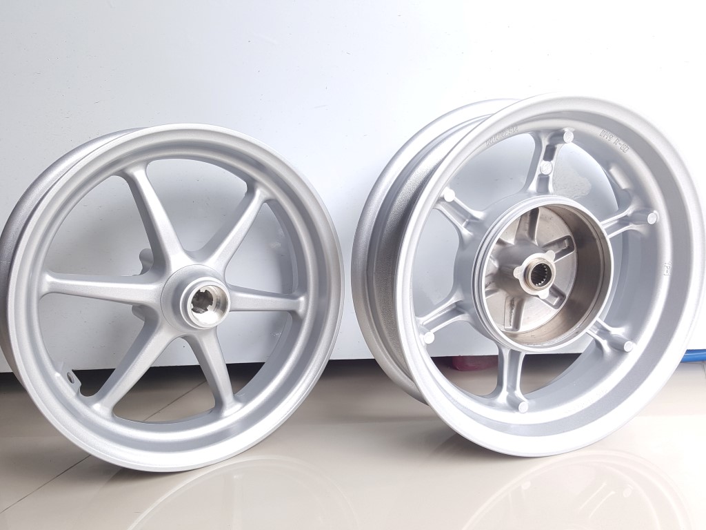 (Yamaha) ชุดล้อแม็ก Yamaha QBIX แท้