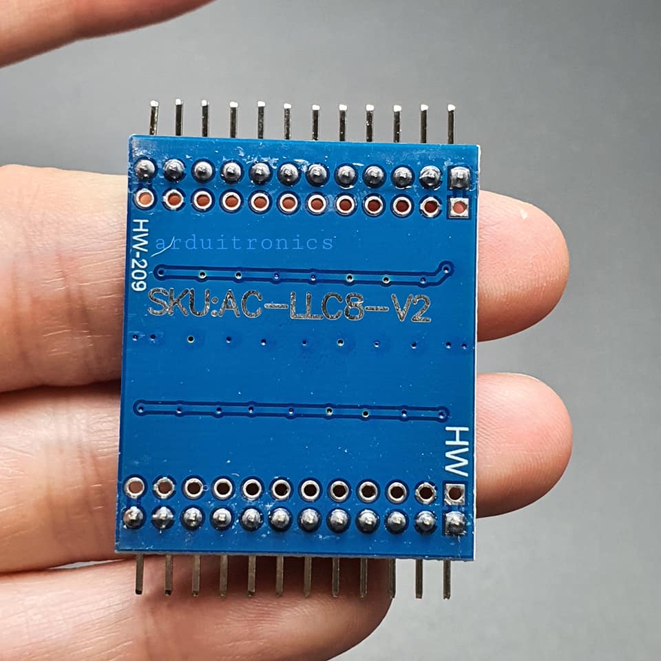 8 Channel Bi-directional Logical Voltage Conversion 3.3V-5V 5V-3.3V (pin โค้ง)