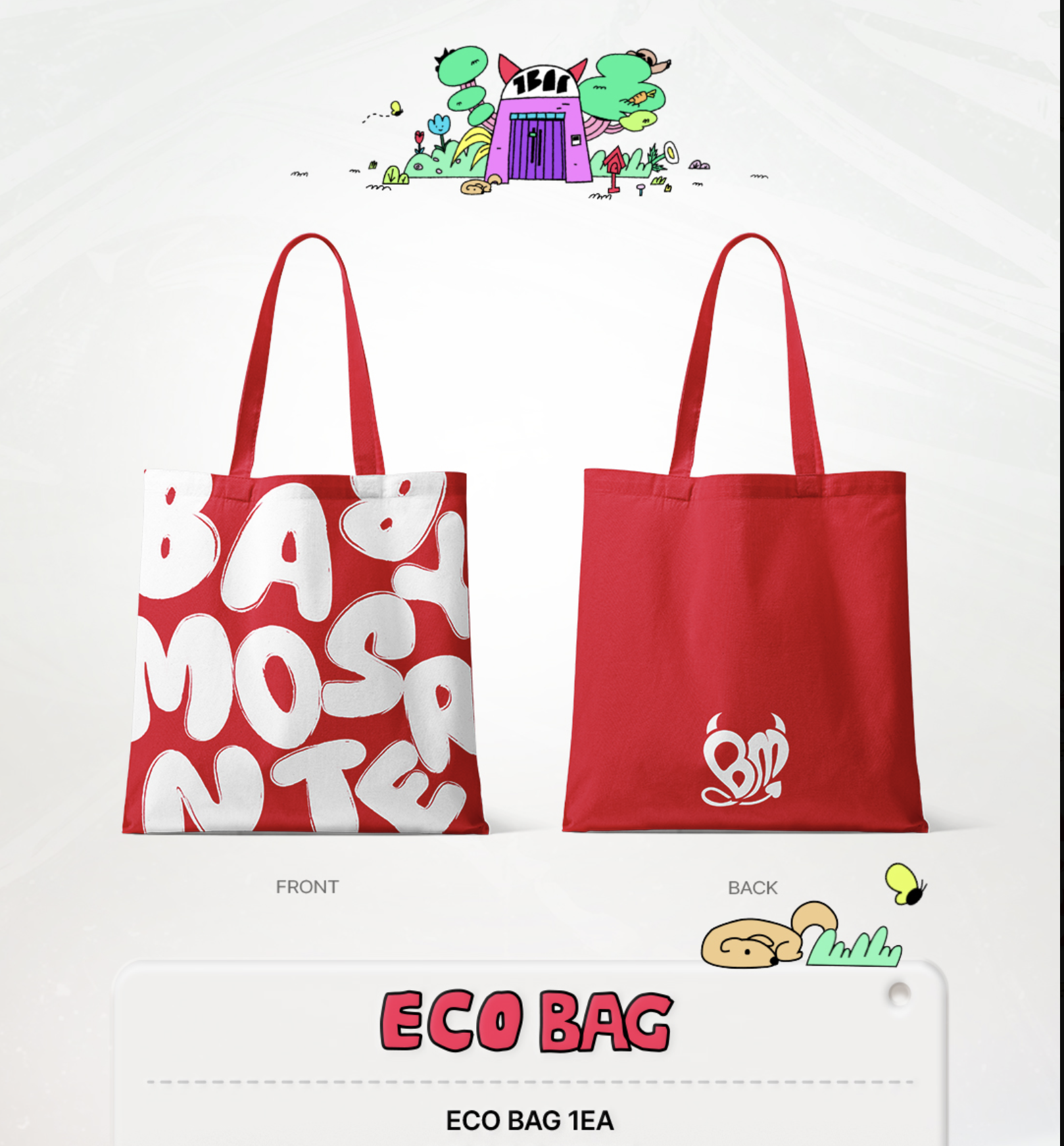 BABYMONSTER Welcome to BAEMON HOUSE! MD -ECO BAG
