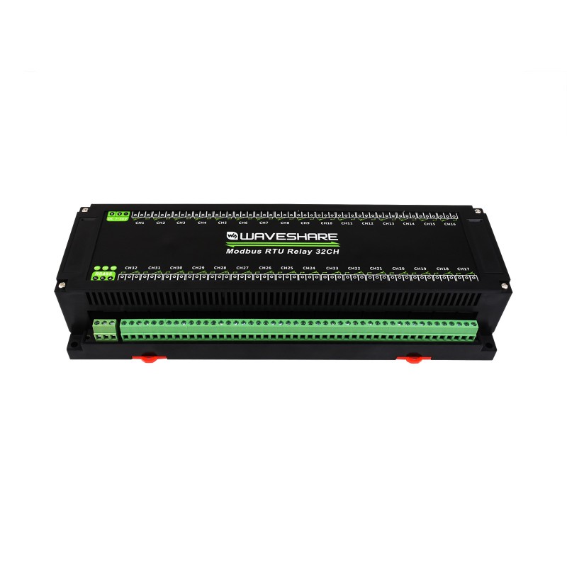 Modbus RTU 32-Ch Relay Module, RS485 Interface, With Multiple Isolation Protection Circuits (ของแท้จาก Waveshare)
