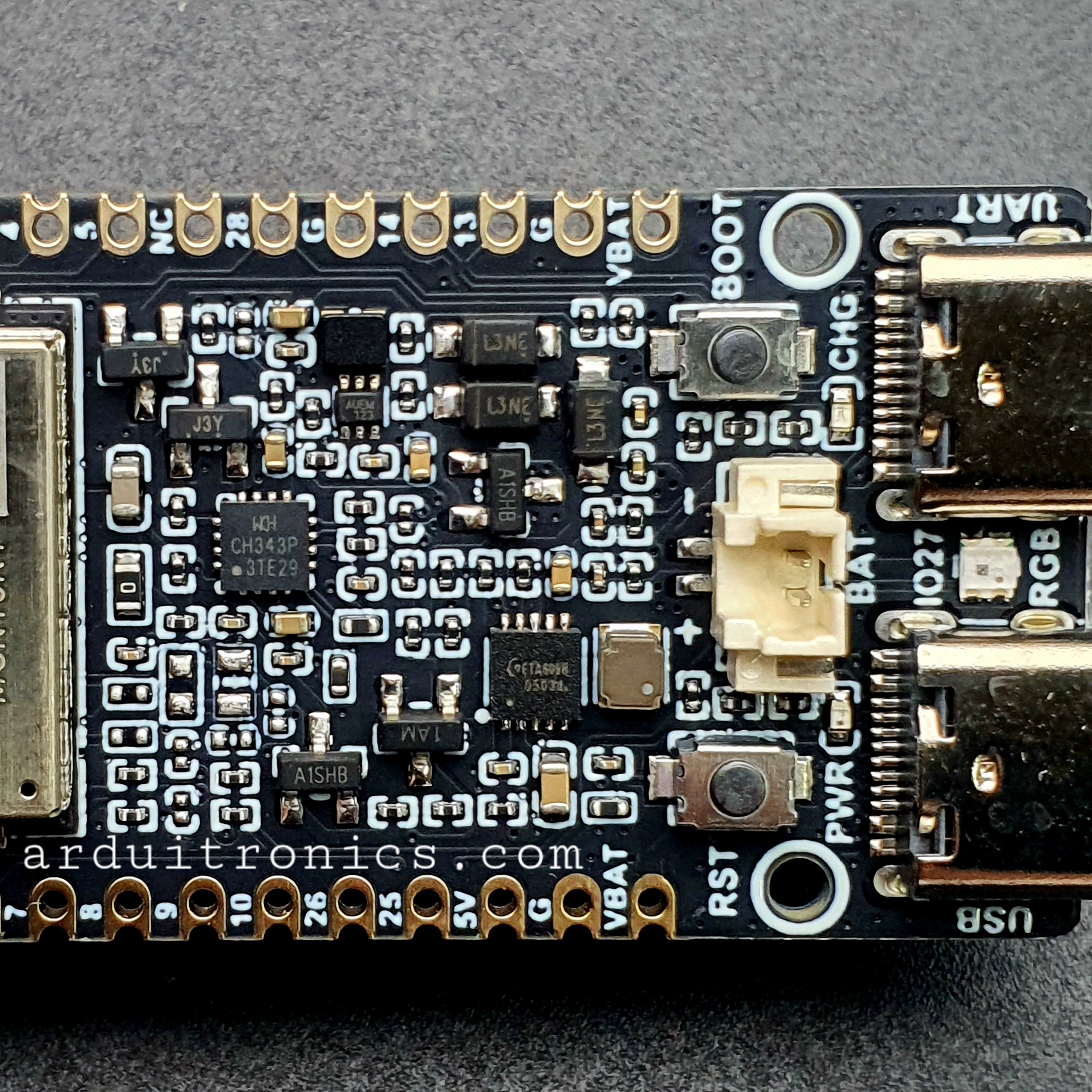 ESP32-C5 Dual-Band Wi-Fi 6 Development Board, 240MHz RISC-V Processor, ESP32-C5-WROOM-1 Series Module, Multi-Protocol RISC-V MCU - ยังไม่บัดกรี (แท้จาก WaveShare)