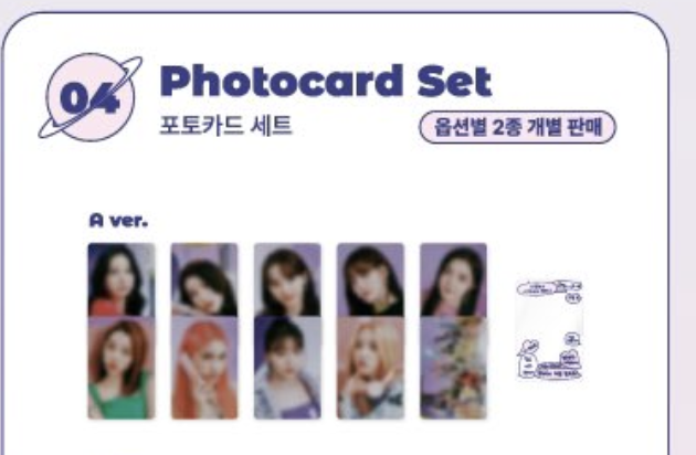 Kep1er - 2022 Kep1er FAN MEETING ＜Kep1anet＞OFFICIAL MD - Photocard set แบบ A