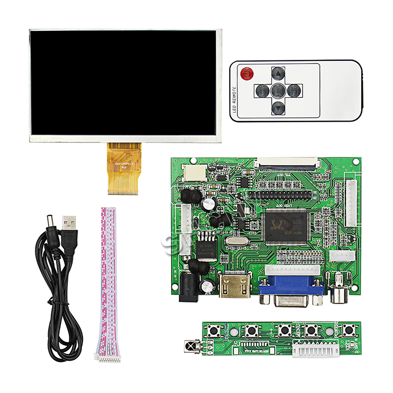 7 inch HD Desktop Display for Raspberry Pi + กรอบและฐานตั้ง (Version 3)