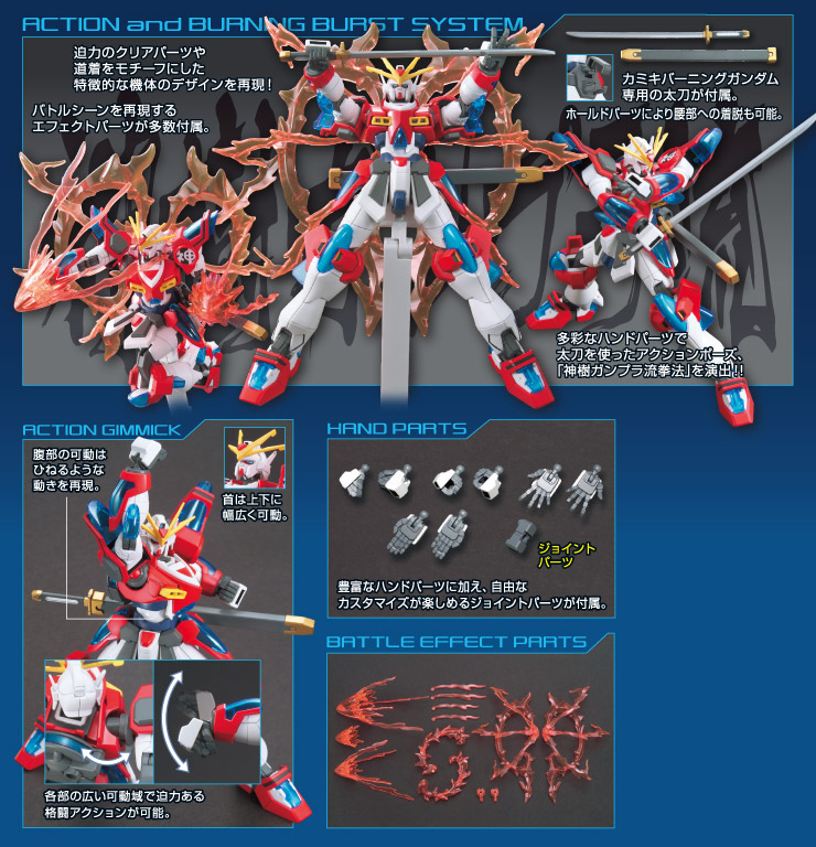 HGBF 1/144 Kamiki Burning Gundam