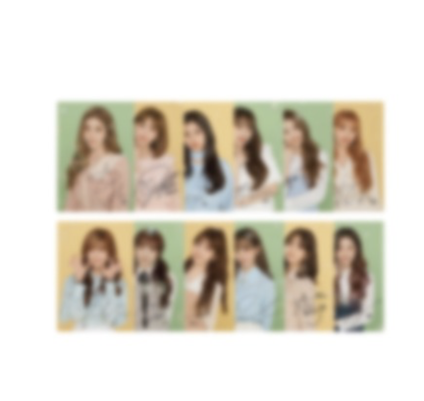 izone /IZ*ONE -ของหน้าคอน IZ*ONE 'EYES ON ME' GOODS -Message Photocard