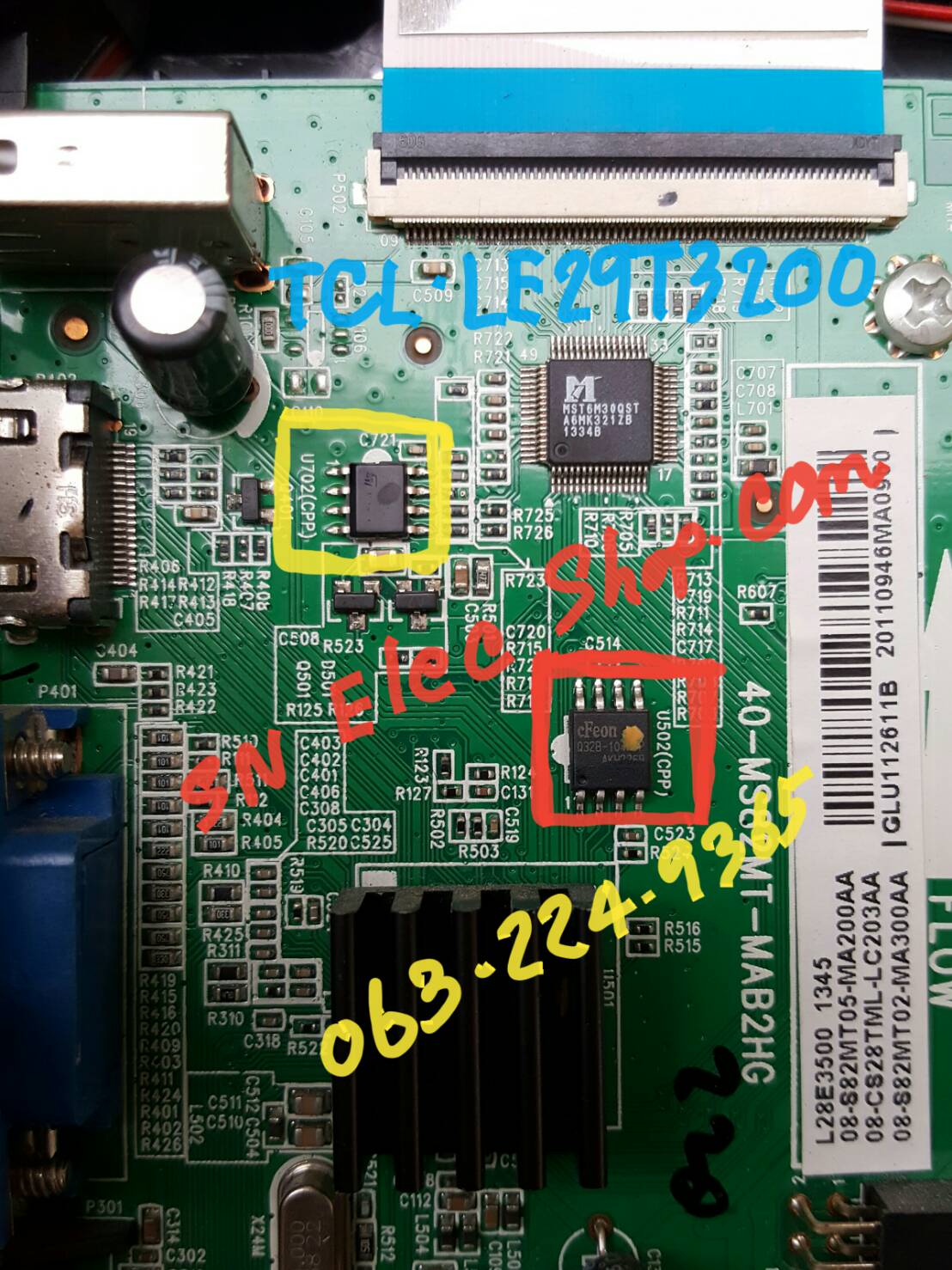 IC MEMORY TCL : LED29T3200