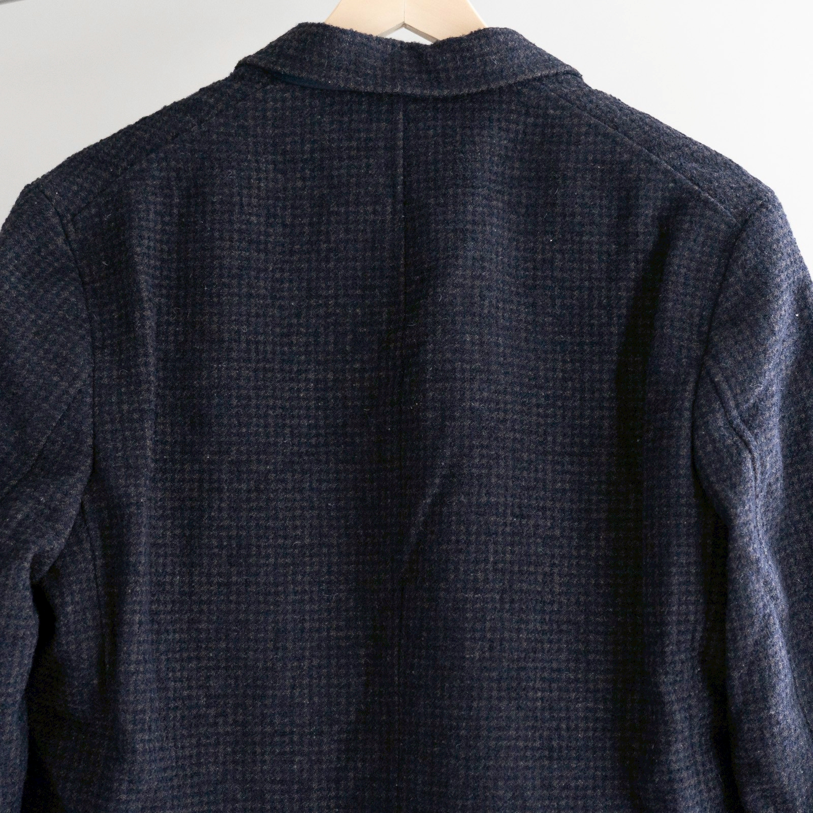 Waldo Recycled Check Coat – Dark Brown