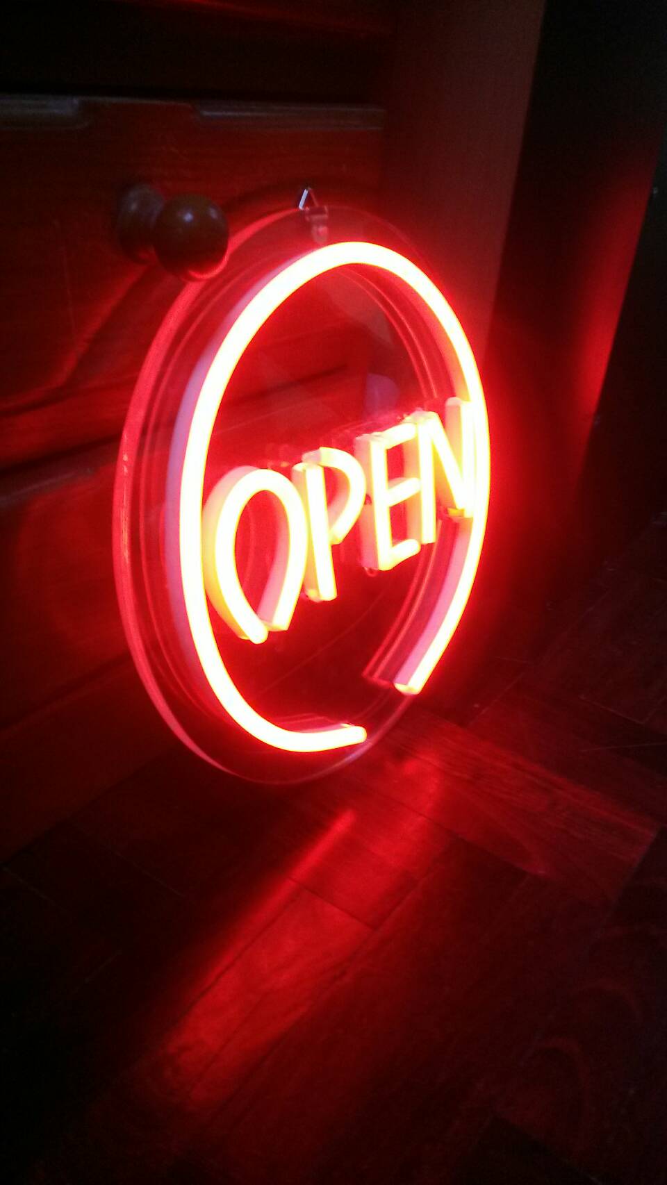 ป้ายไฟ OPEN แบบLEDนีออนดัด