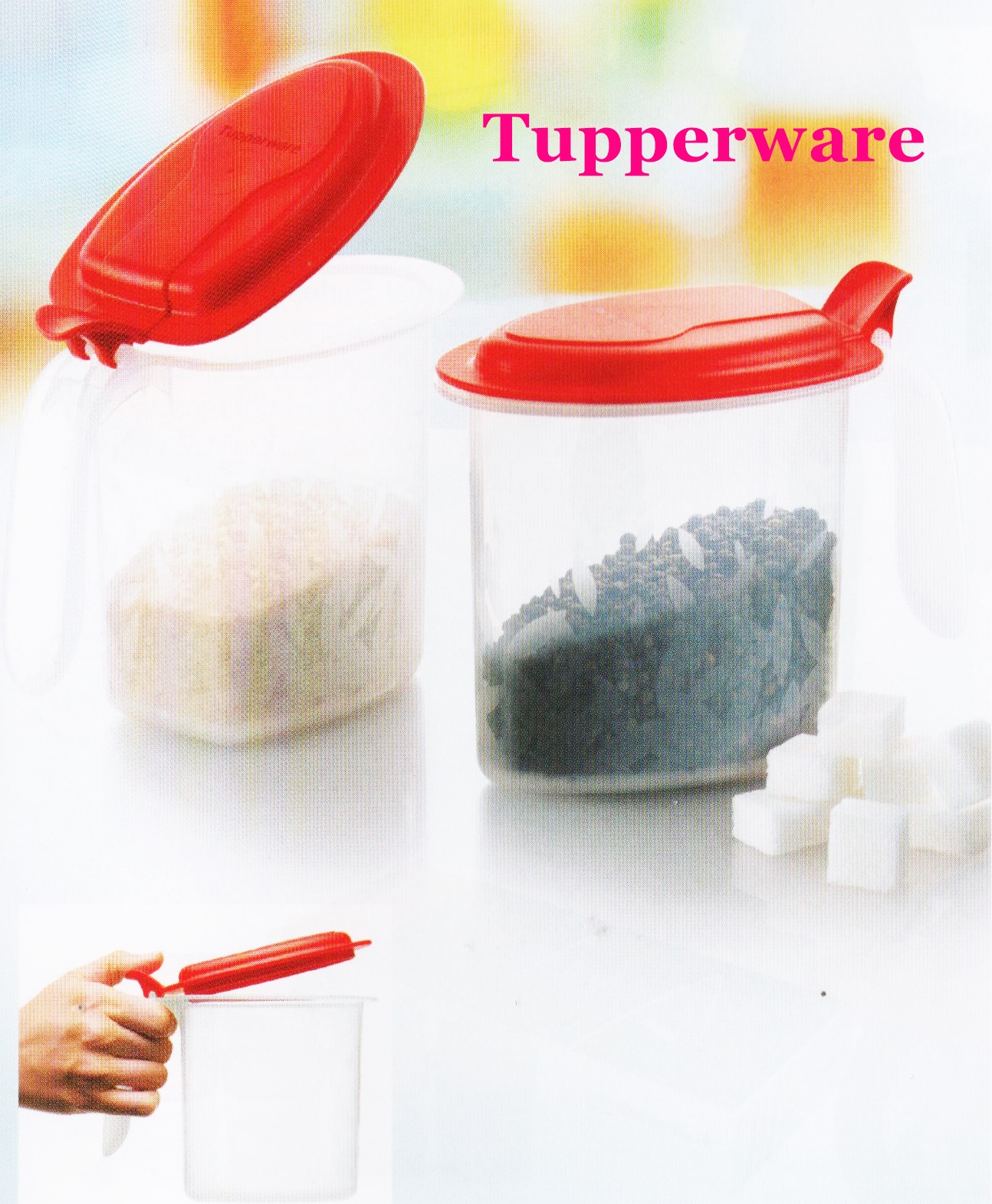 Tupperware กล่องใส่เครื่องปรุง เครื่องเทศ 2 ใบ