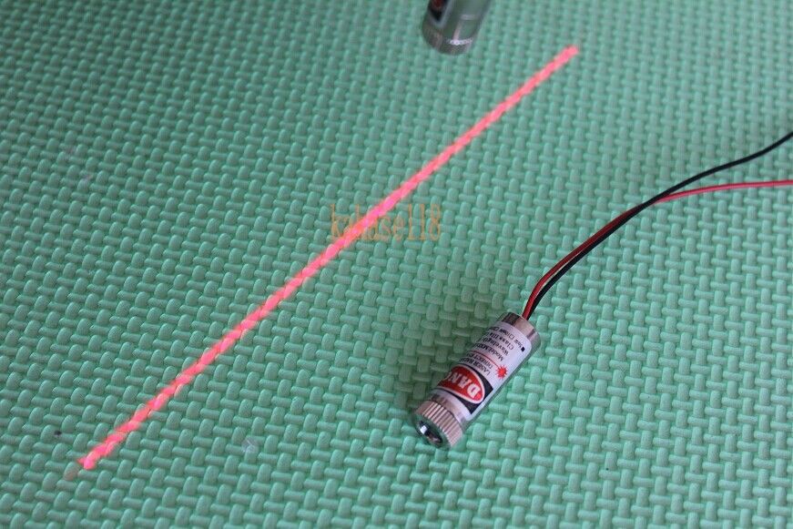 Adjustable Laser Tube 650nm 10mW - Line Laser (แสงตกบนฉากเป็นเส้นตรงปรับความหนาเส้นได้)
