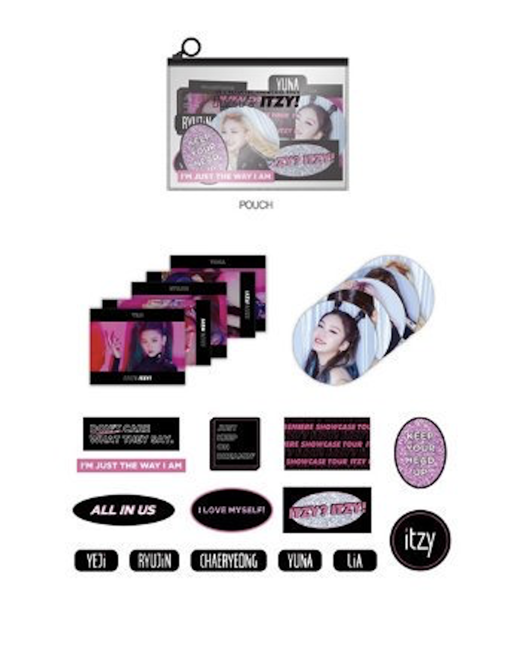 ITZY - Premiere Showcase Tour Official Goods - สติกเกอร์