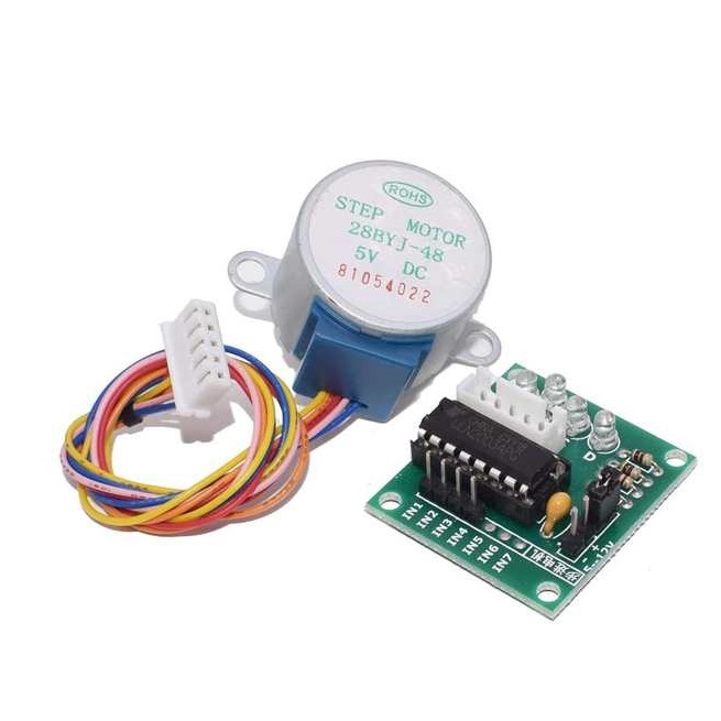 5V DC Stepper Motor + Driver Board (ULN2003APG)